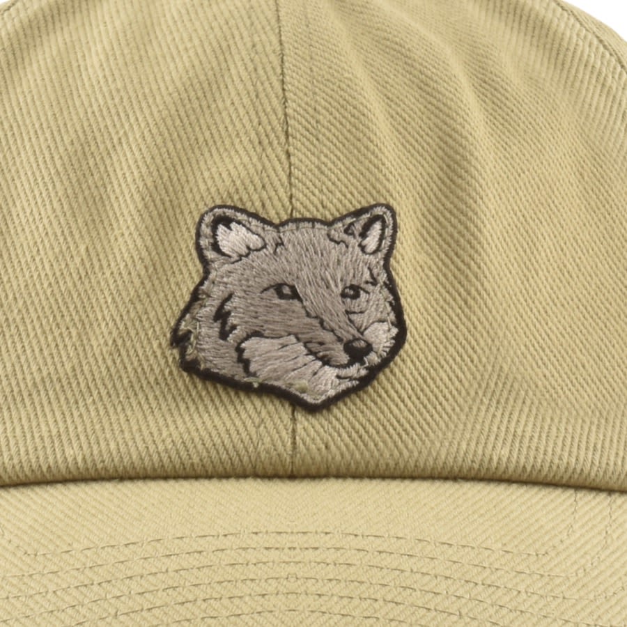 Maison Kitsune Bold Fox Head Cap Green